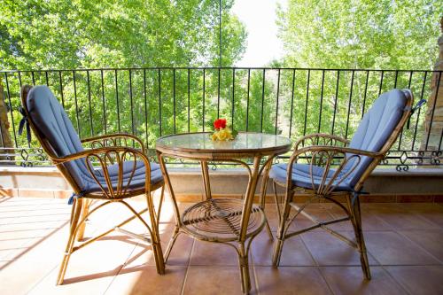 Μπαλκόνι ή βεράντα στο Hotel Rural Castúo H CC 656