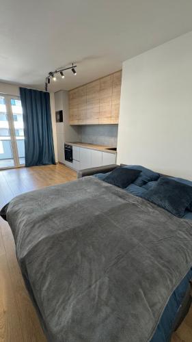 a bedroom with a large bed in a room at AR ALBELLI HOUSE II in Košice