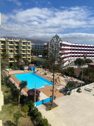 Bazén v ubytování Epicentro Maspalomas nebo v jeho okolí