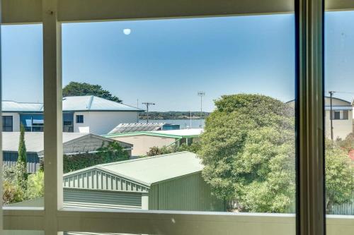 a view from a window of buildings at Strandhytta 10 Cant Rd Goolwa South - No Linen Included in Goolwa South
