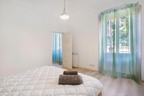 Un pat sau paturi într-o cameră la Casa borgo Prino