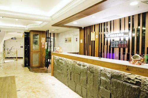 Lobby alebo recepcia v ubytovaní 友愛金色商旅Golden Age Hotel