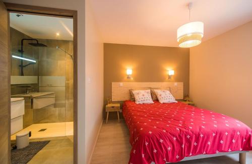 Et badeværelse på Villas Pelvoux Aster