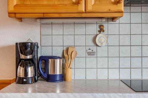 Η κουζίνα ή μικρή κουζίνα στο Malsötscherhof Apt B