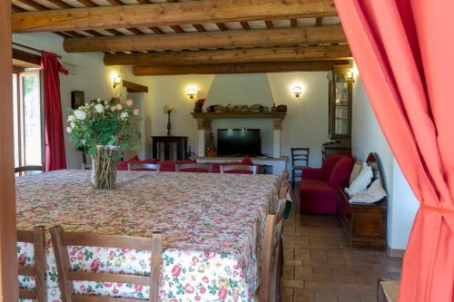 Χώρος καθιστικού στο Il Salino Country House