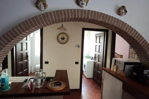 Køkken eller tekøkken på Casa relax Pescocostanzo