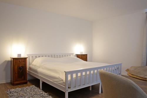Cama ou camas em um quarto em Appartement Jolimont de 120m2