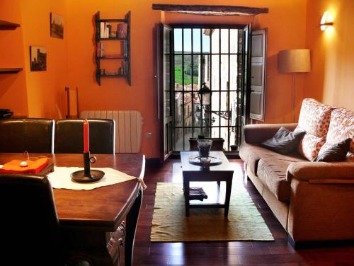 Posezení v ubytování Apartamentos Top Medieval