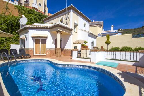 Swimmingpoolen hos eller tæt på Nerja Villas Tamango Hill 5 Silhouse