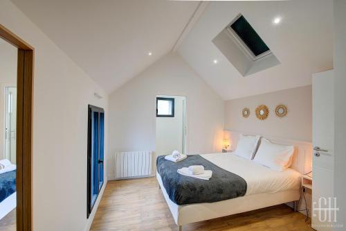 En eller flere senge i et værelse på Ambra - Château d'Amboise