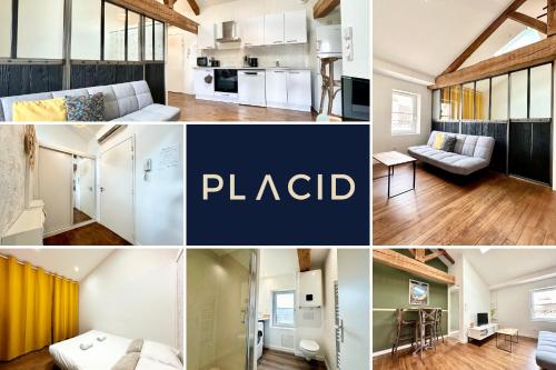 a collage of photos of a apartment at LE PETIT LANDAIS - Chaleureux in Mont-de-Marsan