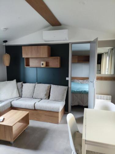 Mobil-home dans camping 4 étoiles 6 à 8 personnes 40m2