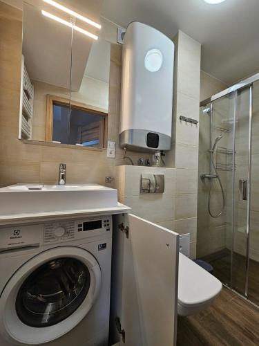 Kúpeľňa v ubytovaní Apartament Bałtyk
