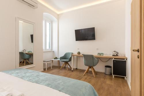 Postel nebo postele na pokoji v ubytování Luxury rooms in the center of Split - Maniva