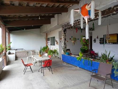 Posezení v ubytování Posada Familiar Papantla