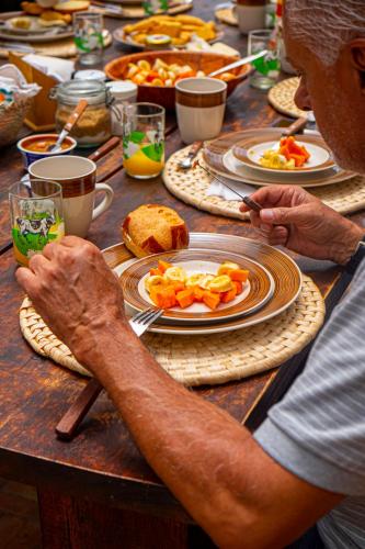 Mad i villaen eller i nærheden