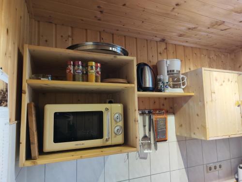 Kuchyň nebo kuchyňský kout v ubytování Kleine Freiheit- Nummer 1