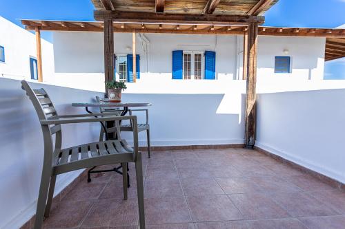 Балкон или терраса в Vassilia on the beach Serifos
