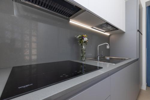 Η κουζίνα ή μικρή κουζίνα στο MANSUELA Apartmani PUNTA