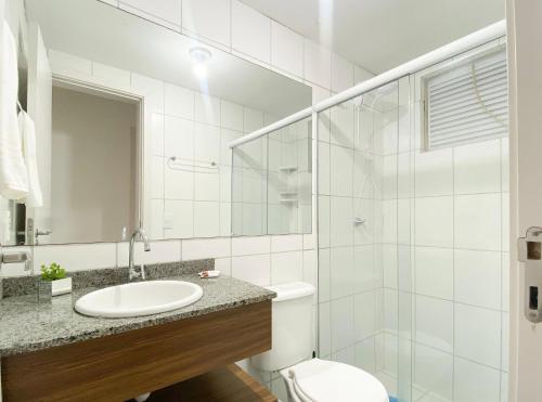 Bilik mandi di Resid. Clube Mar Grosso - Laguna - LAG504