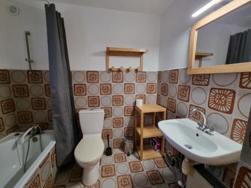 Koupelna v ubytování GRANDE CASSE