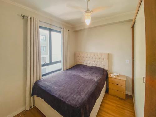 Postel nebo postele na pokoji v ubytování Lindo Apartamento - 15 min de Pinheiros