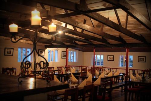 Restorāns vai citas vietas, kur ieturēt maltīti, naktsmītnē South Iceland Guesthouse