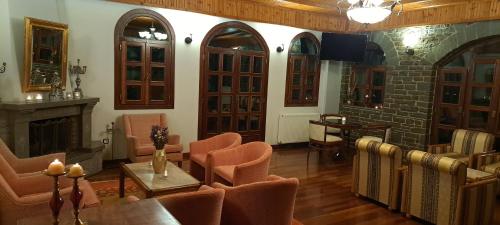 Ruang duduk di Archontiko Tzoumerkon