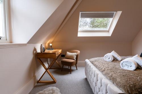 Katil atau katil-katil dalam bilik di Longshaw Loft