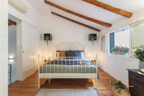 Giường trong phòng chung tại La Casa Più Centrale A Venezia, Con Corte Privata