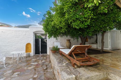 A patio or other outdoor area at LIVIN Hydra Garden Suite