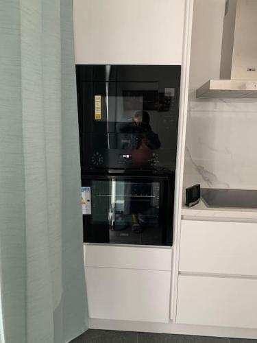 Η κουζίνα ή μικρή κουζίνα στο Appartement séparé avec parking dans villa