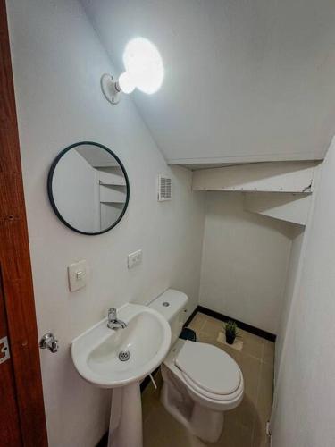 Koupelna v ubytování Apartamento Duplex en ubicacion privilegiada
