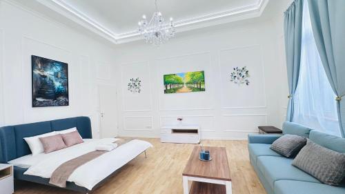 Posezení v ubytování Jozsef 65 Apartment