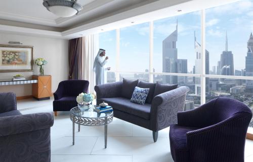 Χώρος καθιστικού στο Fairmont Dubai
