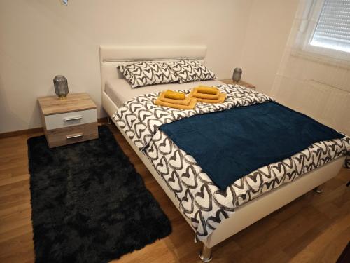 Postel nebo postele na pokoji v ubytování VIP lounge - self check in