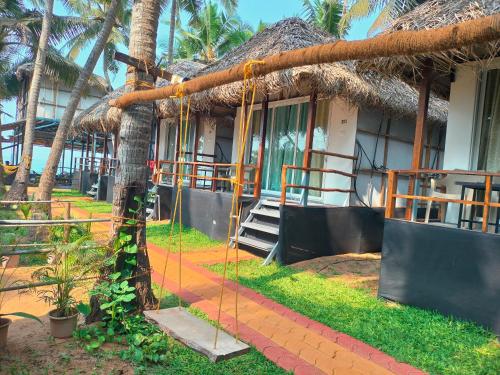 Zahrada ubytování Agonda Beach Chalets