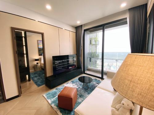 Χώρος καθιστικού στο Lumiere Riverside - Raymond Holm - Luxurious 5-star apartment