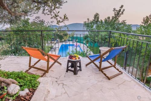 Bazén v ubytování Villa Marco Polo nebo v jeho okolí