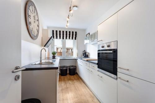 Dapur atau dapur kecil di Ferienwohnung Greitemann
