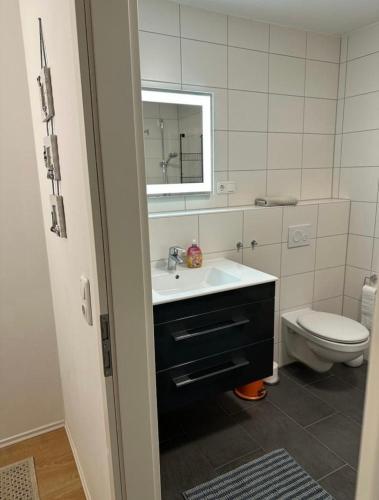 Ένα μπάνιο στο Captain Lodge