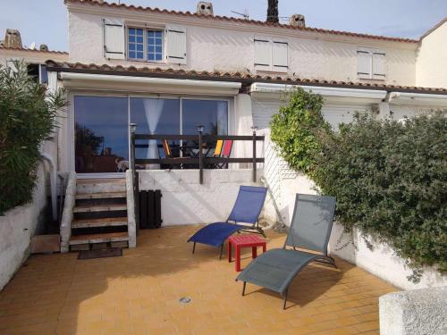 Maison 4 pièces, 5 pers, climatisation, terrasse, 450m plage, animaux admis - FR-1-229D-128