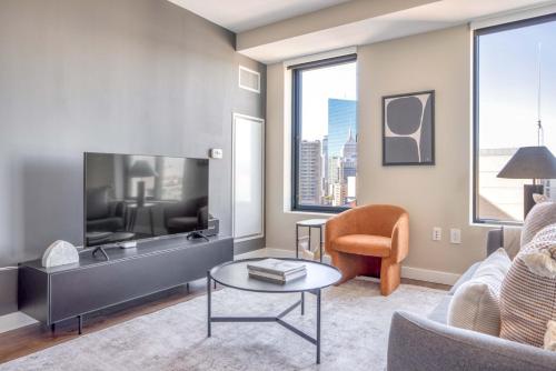 Zona de estar de Theatre District 2br w wd gym nr theaters BOS-251A