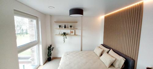 Кът за сядане в Hygge Apartment in Silainiai, Kaunas