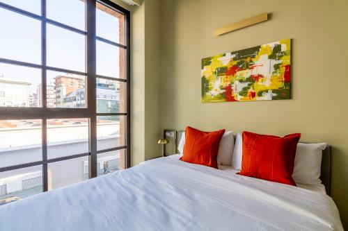 Krevet ili kreveti u jedinici u objektu Urban luxury - Bright and central apartment