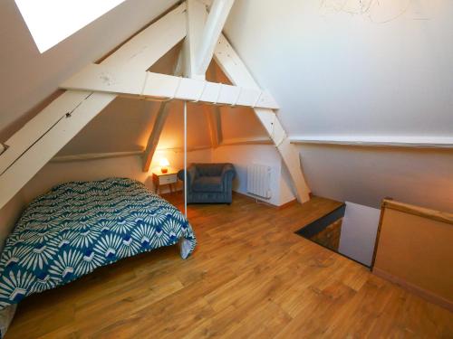 Postel nebo postele na pokoji v ubytování gîte de Saint Alban