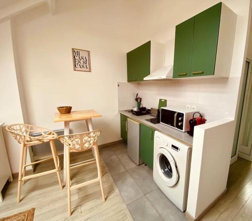 Η κουζίνα ή μικρή κουζίνα στο MiCASA, Studio avec Clim hyper centre