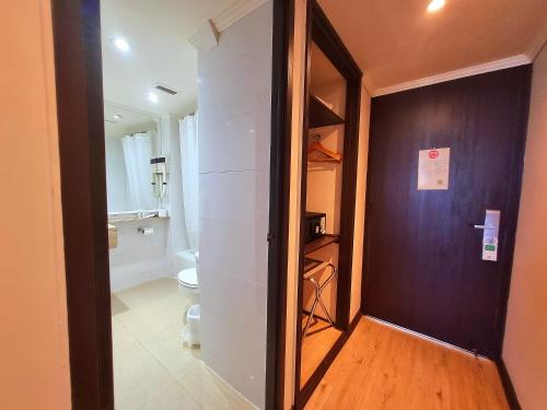 Ein Badezimmer in der Unterkunft Hotel El Araucano
