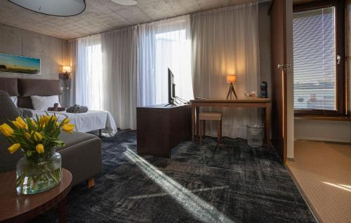 Zona de estar de Johan Design & SPA Hotel