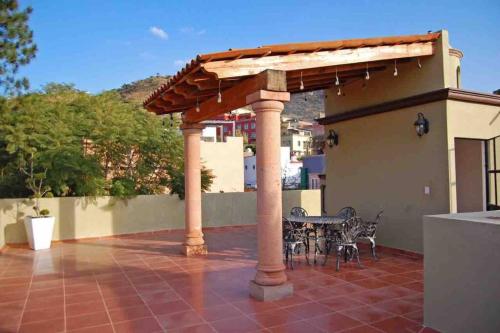 ระเบียงหรือลานระเบียงของ Hermosa Casa en Caracol Dorado